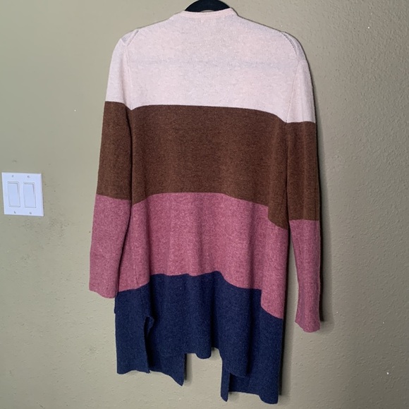 Madewell strips color block cardigan size small - Picture 8 of 10